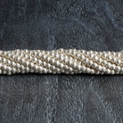 4mm Sterling Silver Plated Copper Brushed Rounds 8 inch 52 beads - The Bead Traders
