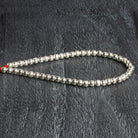 4mm Sterling Silver Plated Copper Rounds 8 inch 51 beads - The Bead Traders