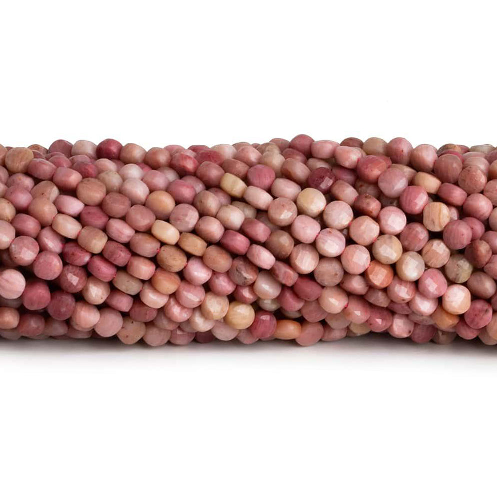 thulite checkerboard faceted beads for sale