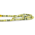 4mm Yellow Serpentine Heishis 12 inch 110 Beads - The Bead Traders