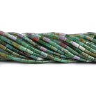 4x2mm Fancy Agate Plain Tubes 15 inch 85 beads - The Bead Traders