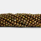 4x3.5mm Pistachio Oval Pearls 15 inch 85 beads - The Bead Traders