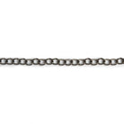 4x3mm Black Gold plated Oval Curb Link Chain 3 Feet - The Bead Traders