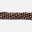 4x3mm Olive Brown Oval Pearls 15 inch 89 beads - The Bead Traders