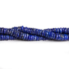 5 - 6.5mm Lapis Lazuli Faceted Heishis 8 inch 120 beads - The Bead Traders