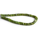 5 - 6mm Idocrase Heishis 8 inch 90 beads - The Bead Traders