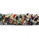 5-6mm Multi Gemstone Handcut Plain Lentils 14 inch 98 beads - The Bead Traders