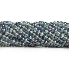 5 - 6mm Mystic Blue Topaz Faceted Rondelles 16 inch 125 beads - The Bead Traders