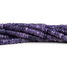 5 - 7mm Lepidolite Plain Heishis 16 inch 220 beads - The Bead Traders