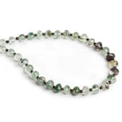 5 - 7mm Moss Quartz Faceted Rondelles 8 inch 30 beads - The Bead Traders