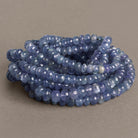 5 - 8mm Tanzanite Plain Rondelles 18 inch 105 beads - The Bead Traders