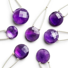 Faceted Coin Beads