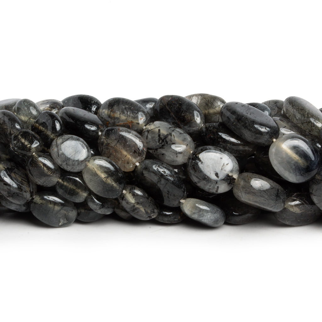 Tourmalinated Quartz Beads