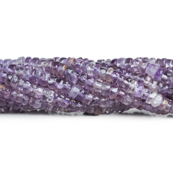 5mm Amethyst Plain Heishis 14 inch 115 beads