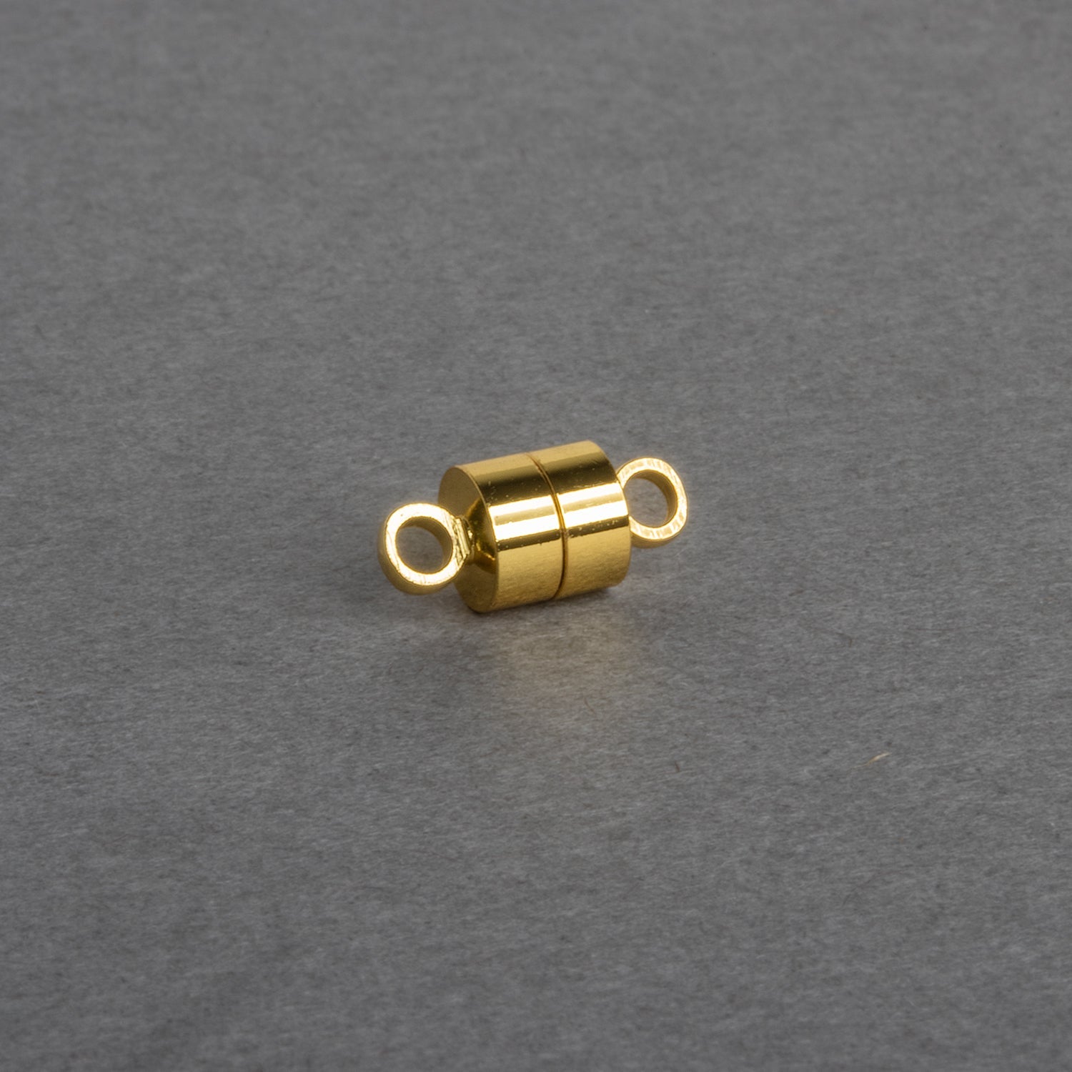 5mm Gold Tone Cylinder Magnetic Clasps - Set of 5 - The Bead Traders