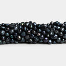 5mm Midnight Peacock Baroque Pearls 15 inch 93 beads - The Bead Traders