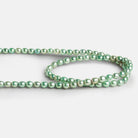 5x4.5mm Mint Oval Pearls 15 inch 73 beads - The Bead Traders