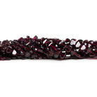 5x4mm Garnet Angular Half Moons 12 inch 78 beads - The Bead Traders