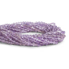 5x4mm Pink Amethyst Faceted Teardrops 12 inch 51 beads - The Bead Traders