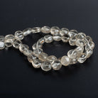 6 - 10mm Rutilated Champagne Quartz Coins 16 inch 41 beads - The Bead Traders