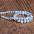 6 - 11mm Turkish Chalcedony Plain Rounds 16 inch 52 beads - The Bead Traders