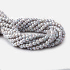 6 - 7 Warm Silver Baroque Large Hole Freshwater Pearls 16 inch 67pcs - The Bead Traders