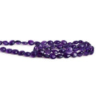 6 - 7mm African Amethyst Faceted Coins 14 inch 50 beads - The Bead Traders