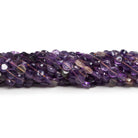 6-7mm Ametrine Faceted Coins 12 inch 53 beads - The Bead Traders