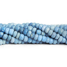 6 - 7mm Denim Opal Faceted Rondelle Beads 16 inch 90 beads - The Bead Traders