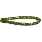 6 - 7mm Idocrase Faceted Heishis 8 inch 75 beads - The Bead Traders