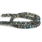 6 - 7mm Labradorite Faceted Rondelles 14 inch 90 beads - The Bead Traders