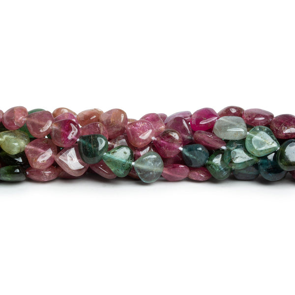 6-7mm Tourmaline Plain Hearts 14 inch 55 beads