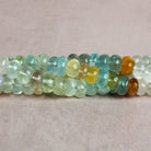6 - 9mm Multi Beryl Plain Rondelles 16 inch 105 beads - The Bead Traders
