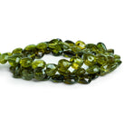 6.5 - 9mm Chrome Tourmaline Faceted Hearts 17 inch 60 beads - The Bead Traders
