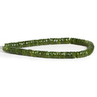 6.5mm Idocrase Faceted Heishis 8 inch 85 beads - The Bead Traders
