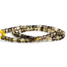 6mm Bicolor Quartz Faceted Rondelles 14 inch 75 beads - The Bead Traders