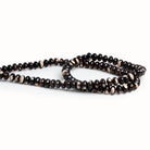 6mm Brown Shell Plain Rondelles 16 inch 100 beads - The Bead Traders
