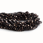 6mm Brown Shell Plain Rondelles 16 inch 100 beads - The Bead Traders