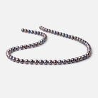 6mm Plum Peacock Off Round Pearls 16 inch 70 Beads AA - The Bead Traders