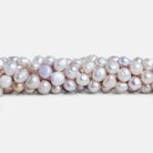 6mm Soft Pink Baroque Pearls 15 inch 73 beads - The Bead Traders