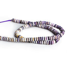 6mm Wampum Shell Plain Heishis 16 inch 130 beads - The Bead Traders