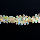 6x4mm Ethiopian Opal Plain Pears 9 inch 75 beads - The Bead Traders