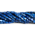 6x4mm Lapis Lazuli Cornerless Rectangles 15 inch 61 beads - The Bead Traders