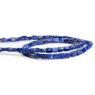 6x4mm Lapis Lazuli Plain Rectangles 15 inch 65 beads - The Bead Traders