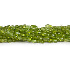 6x4mm Peridot Plain Oval Nuggets 18 inch 85 beads - The Bead Traders