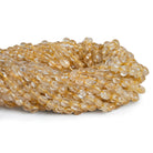 6x5mm Citrine Handcut Nuggets 12 inch 45 beads - The Bead Traders
