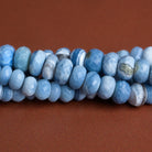 7 - 11mm Denim Opal Faceted Rondelles 16 inch 73 beads - The Bead Traders