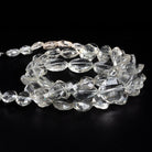 7 - 13mm Crystal Quartz Faceted Pillows 20 inch 50 beads - The Bead Traders
