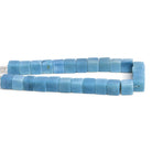 7 - 8mm Denim Opal Plain Cubes 8 inch 25 beads - The Bead Traders
