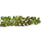 7 - 8mm Mystic Idocrase Faceted Hearts 8 inch 50 beads - The Bead Traders